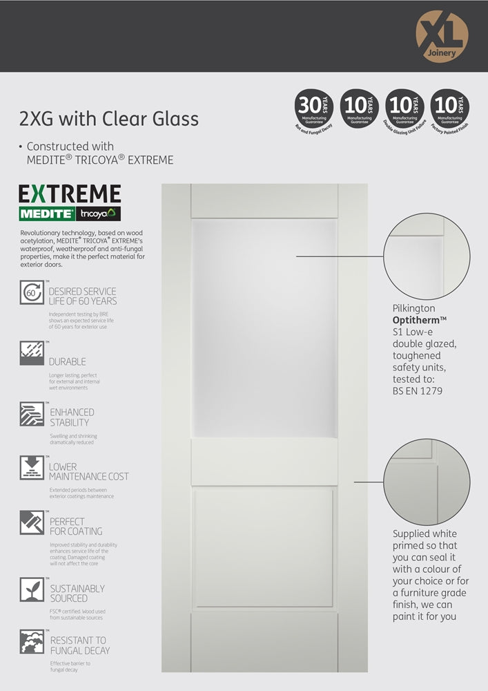External Tricoya XG Clear Glazed- E103