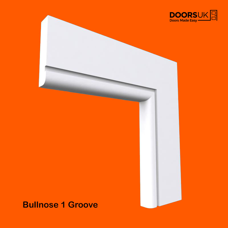 Bullnose 1 Groove MDF Architrave