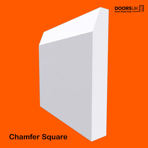 Chamfered Square MDF Skirting Board