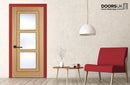Oak Inlay One Panel Glazed - DUK1153 - (INLAYGL)