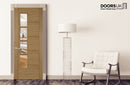 Deluxe Iseo Oak Four Light Offset - DUK1083