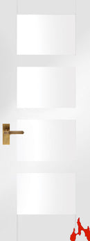 Shaker Four Panel Glazed - DUK4090FD (GWPSHA4L-FD)