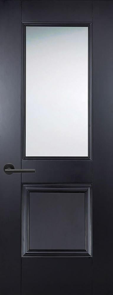 Black Arnhem Two Panel Glazed - DUK0025 - (ARNBLAGL)