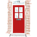 Door + Single Glazed Panels - Above, Left & Right - DUKBF8