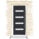 Door + Single Glazed Panels - Above & Left- DUKBF6