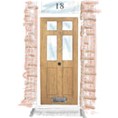 Door + Single Glazed Panel - Above - DUKBF5