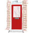 Door + Single Glazed Panels - Above & Right - DUKBF7