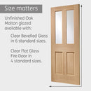 Malton Clear Glazed Unfinished - DUK1185 - (GOMALRM)