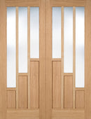 Coventry Oak Three Light Pair Unfinished - DP118 - (OPRSCOVGL)