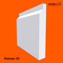 Rebate 45 MDF Skirting Board